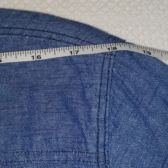 LAST CHANCE Ocean Current Full Button Down Sz XL Blouse w Possible Roll-up Slvs - Picture 12 of 14